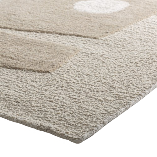 Alfombra de lana y algodón