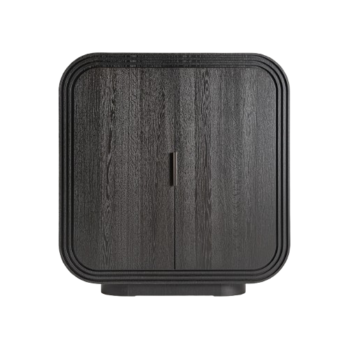 Armario de madera de roble negro