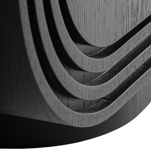 Armario de madera de roble negro