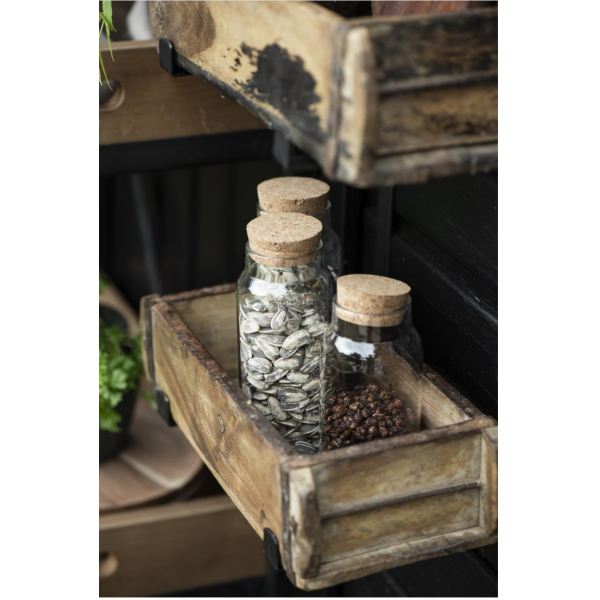 Caja industrial madera.