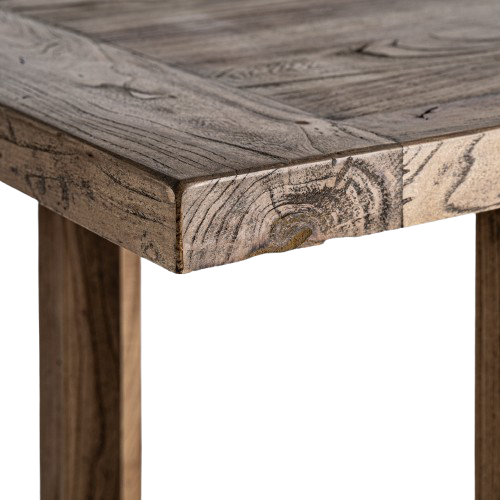 Escritorio de madera de olmo