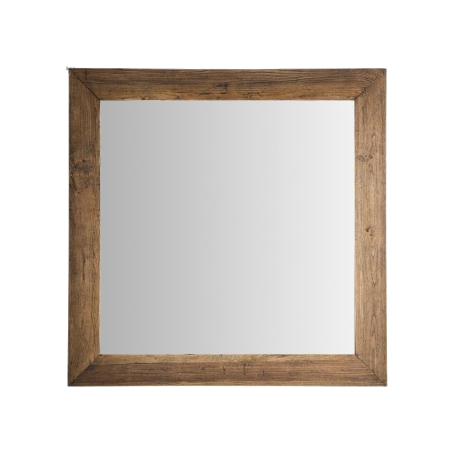 Espejo de madera de olmo y espejo