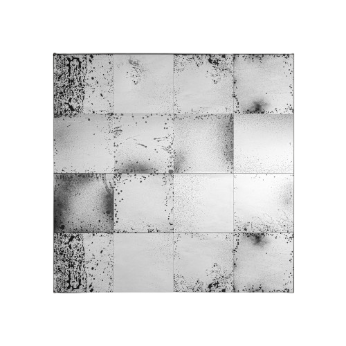 Espejo decorativo de hierro y espejo envejecido