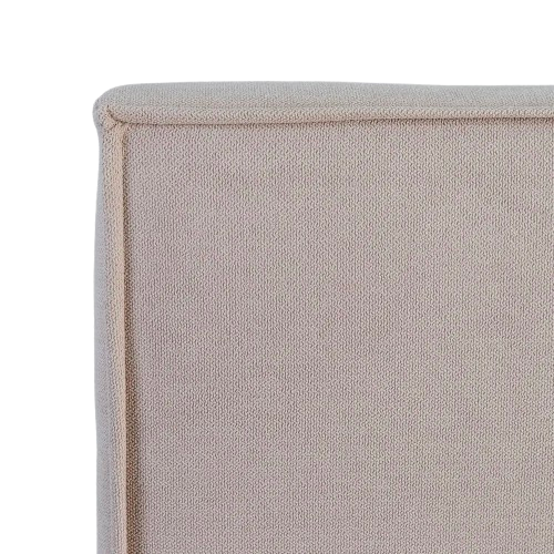 Cabecero de cama tapizado en color beige