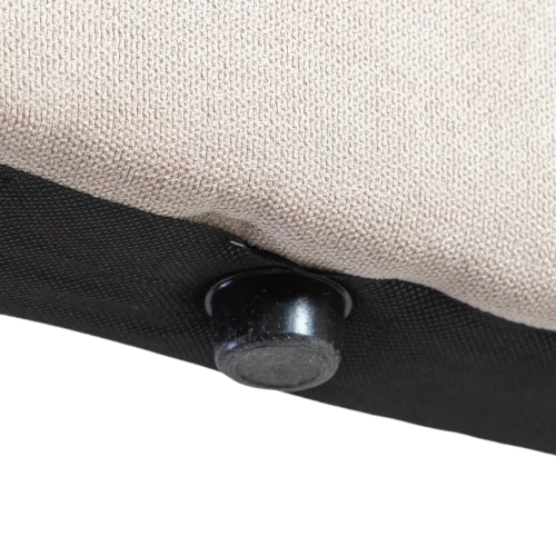 Cabecero de cama tapizado en color beige