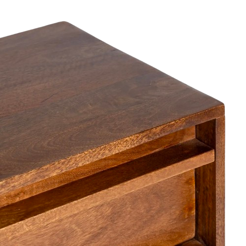 Cómoda de madera de mango marrón – 70 cm