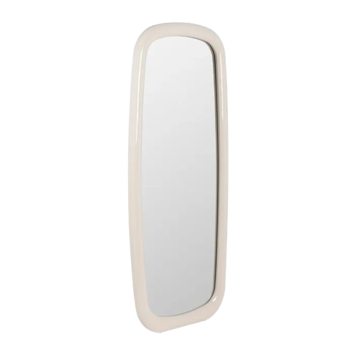 Espejo lacado en crema – 180 cm