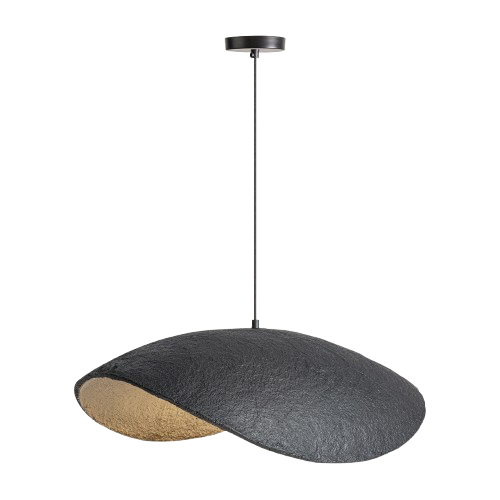 Lámpara de colgar en hierro y papel maché