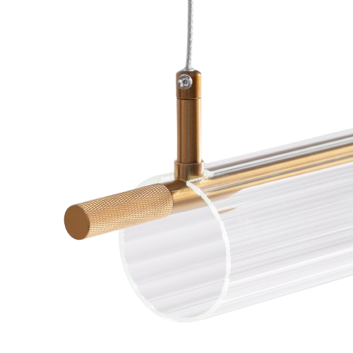 LÁMPARA DE COLGAR DORADA