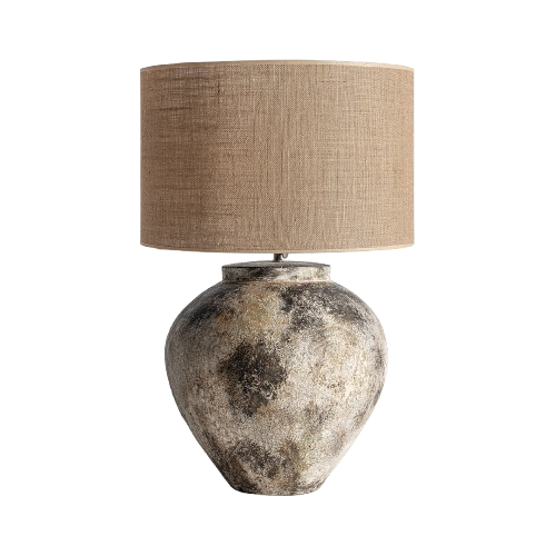 LÁMPARA DE SOBREMESA RÚSTICA