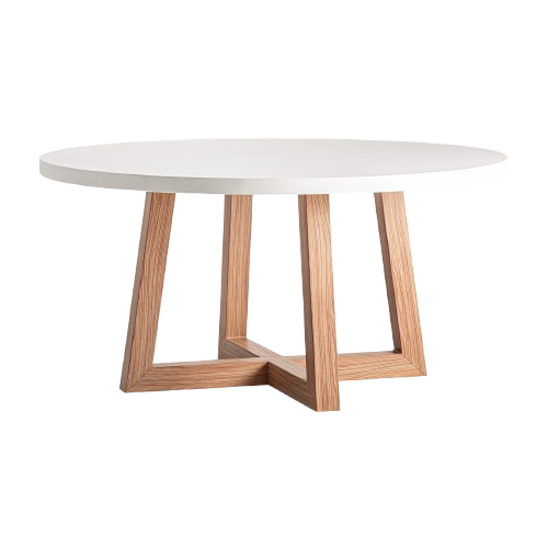 Mesa de comedor de hormigón armado