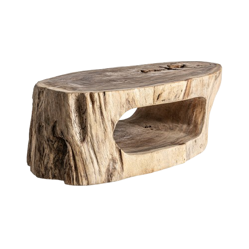 Mesa de centro de madera suar
