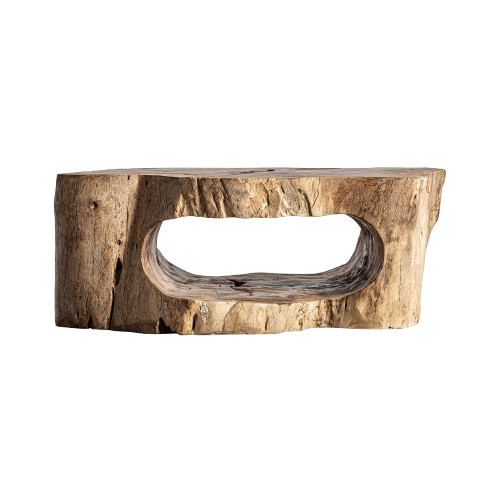 Mesa de centro de madera suar