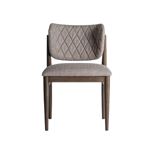 Silla de madera tapizada