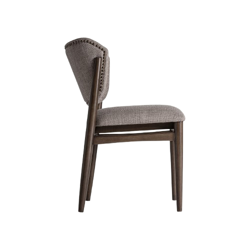 Silla de madera tapizada