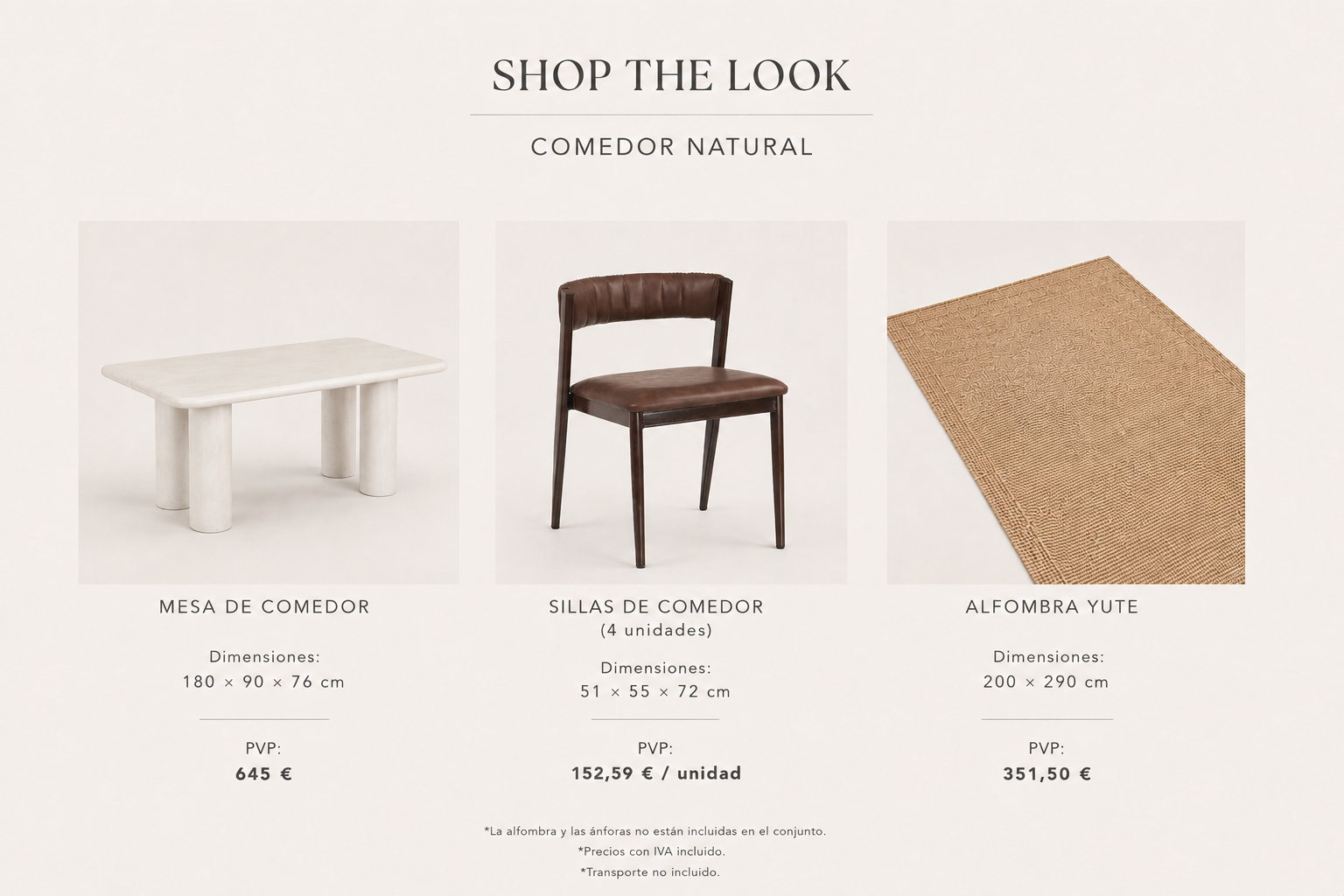 COMEDOR ABI - AMBIENTE COMPLETO