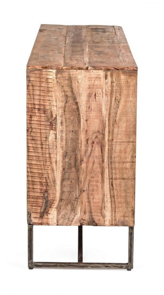 Aparador madera de acacia / acero 145cm