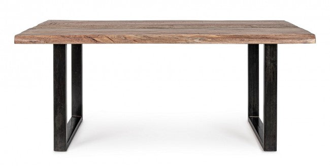 Mesa comedor madera de acacia / acero 180cm