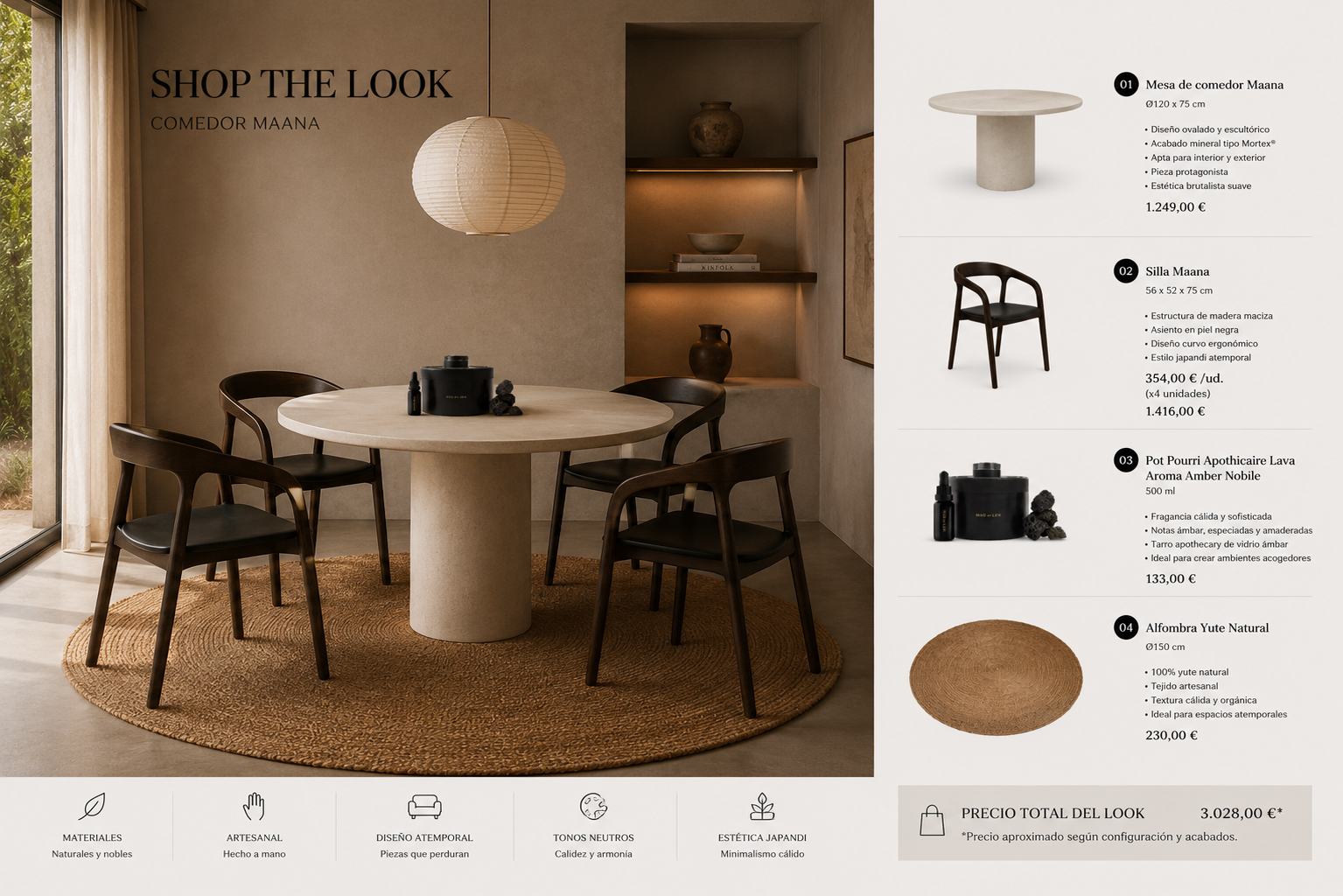 Comedor Lignum- Ambiente completo