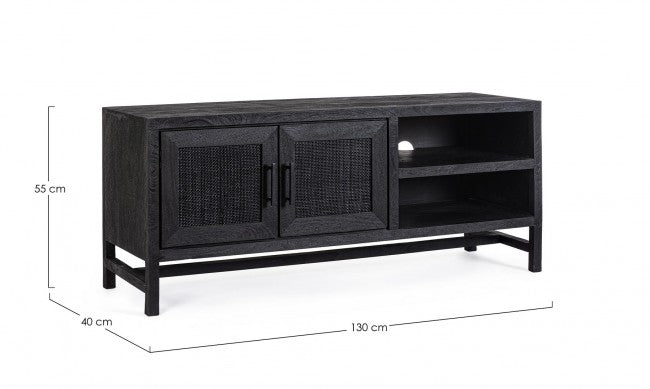 MUEBLE TV MADERA DE MANGO / CANNAGE 130CM