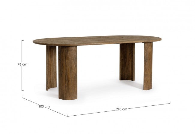 Mesa comedor madera de mango 210cm