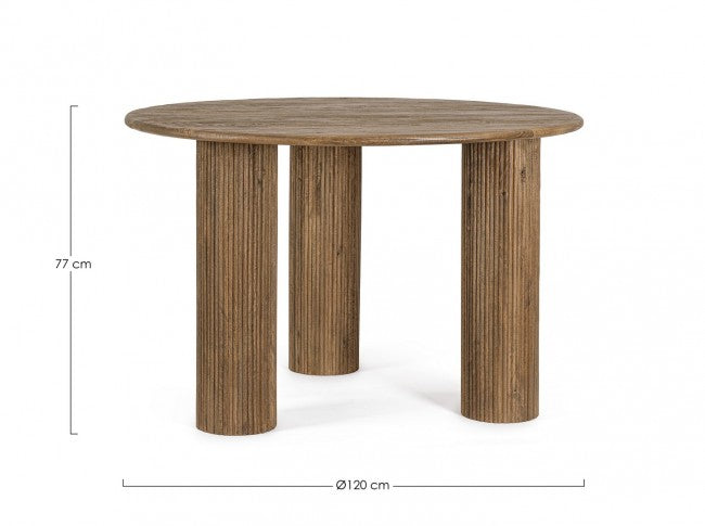 Mesa comedor madera de mango 120cm