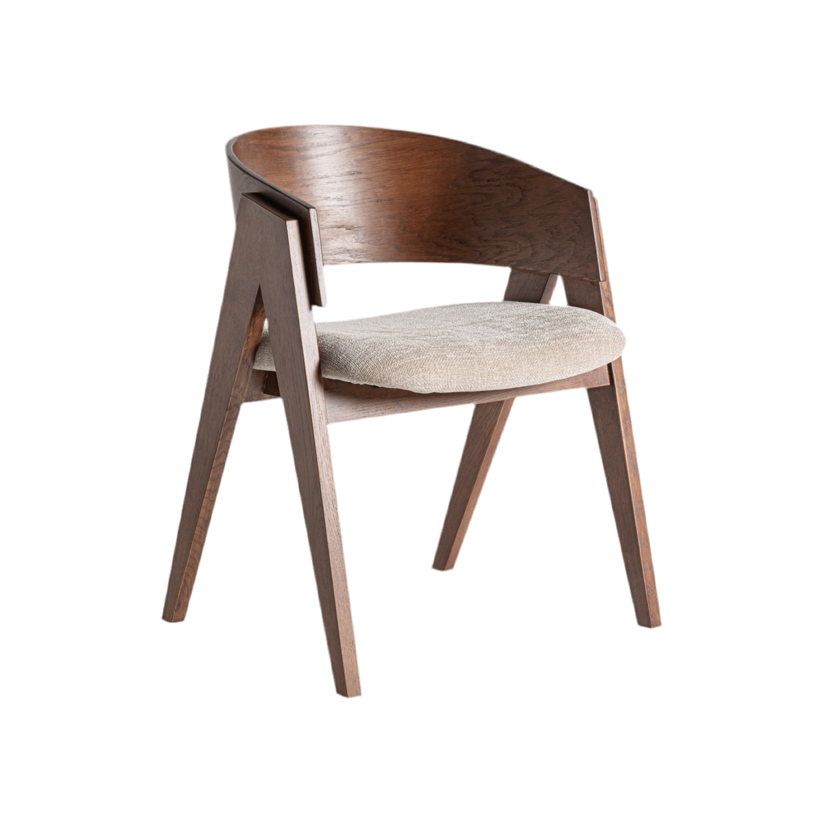 SILLA madera de roble / tejido