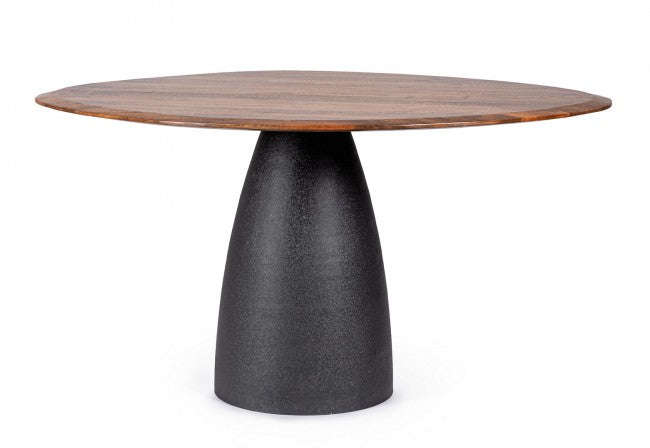 Mesa comedor madera de mango / acero 140cm