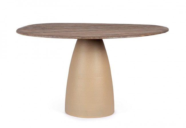 Mesa comedor madera de mango / acero 140cm