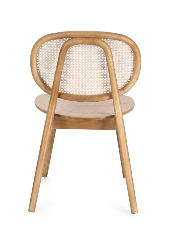 Silla madera de olmo / cannage