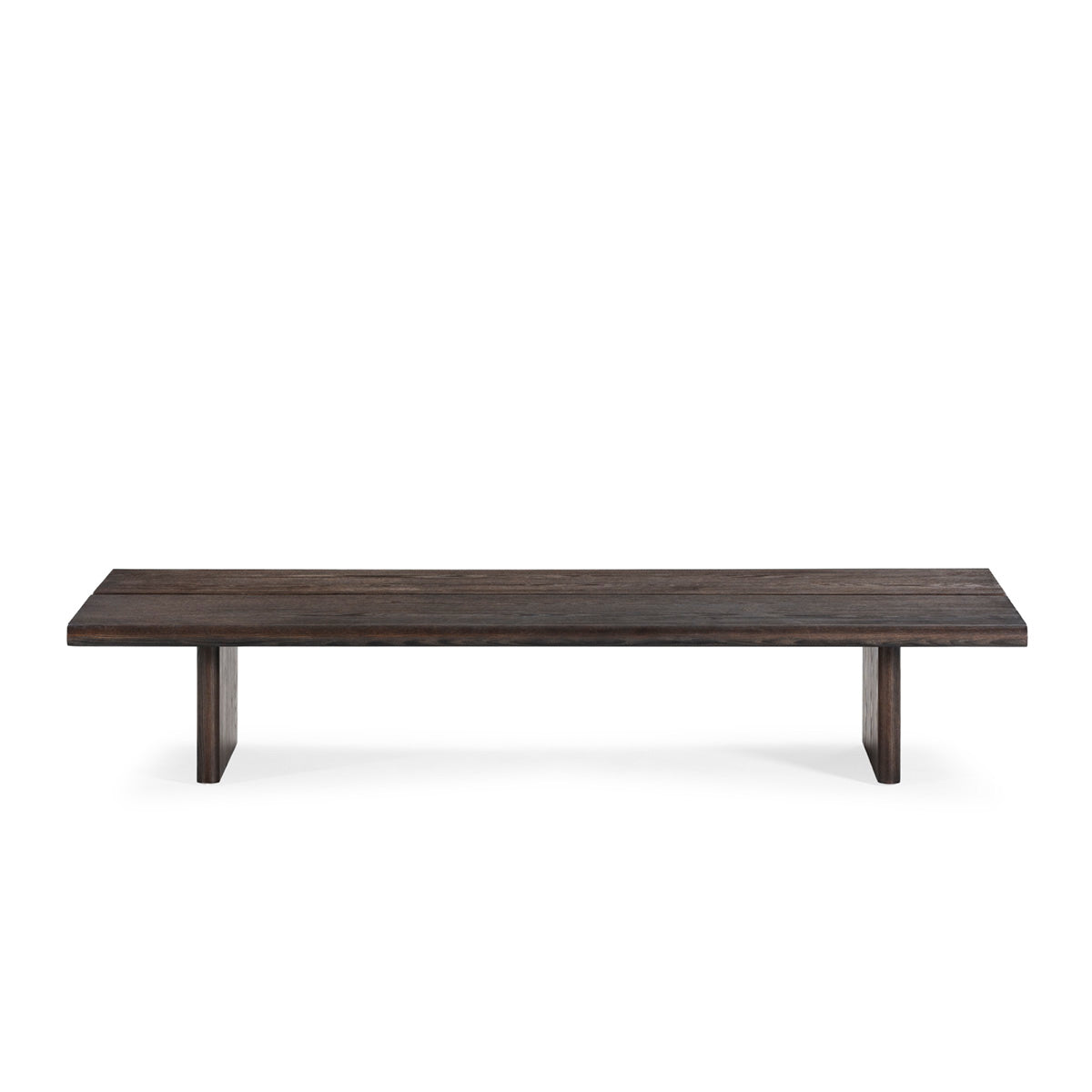 Mesa de Centro de Madera de Fresno Ahumado