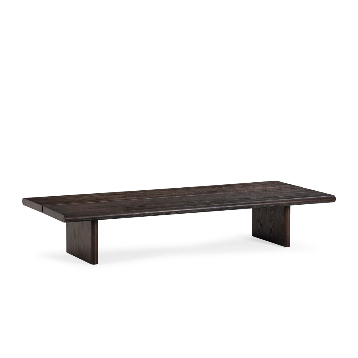 Mesa de Centro de Madera de Fresno Ahumado