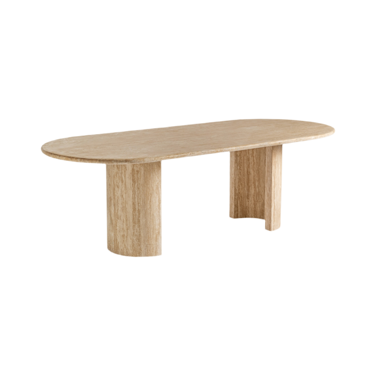 MESA COMEDOR MARMOL TRAVERTINO