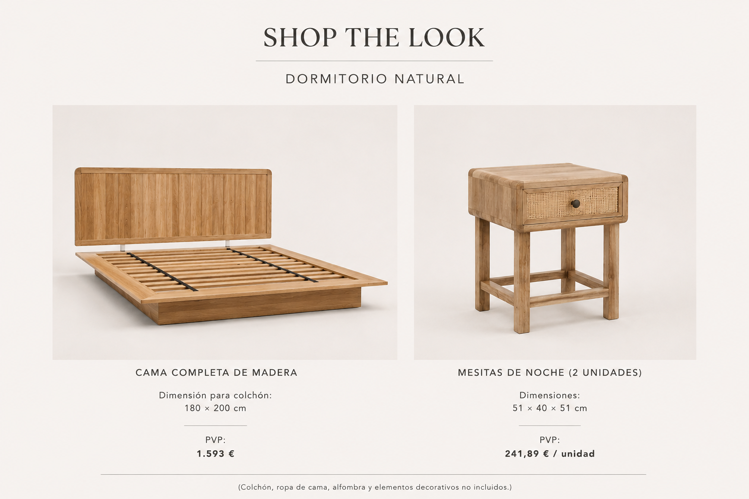 Dormitorio WOOD - Ambiente completo