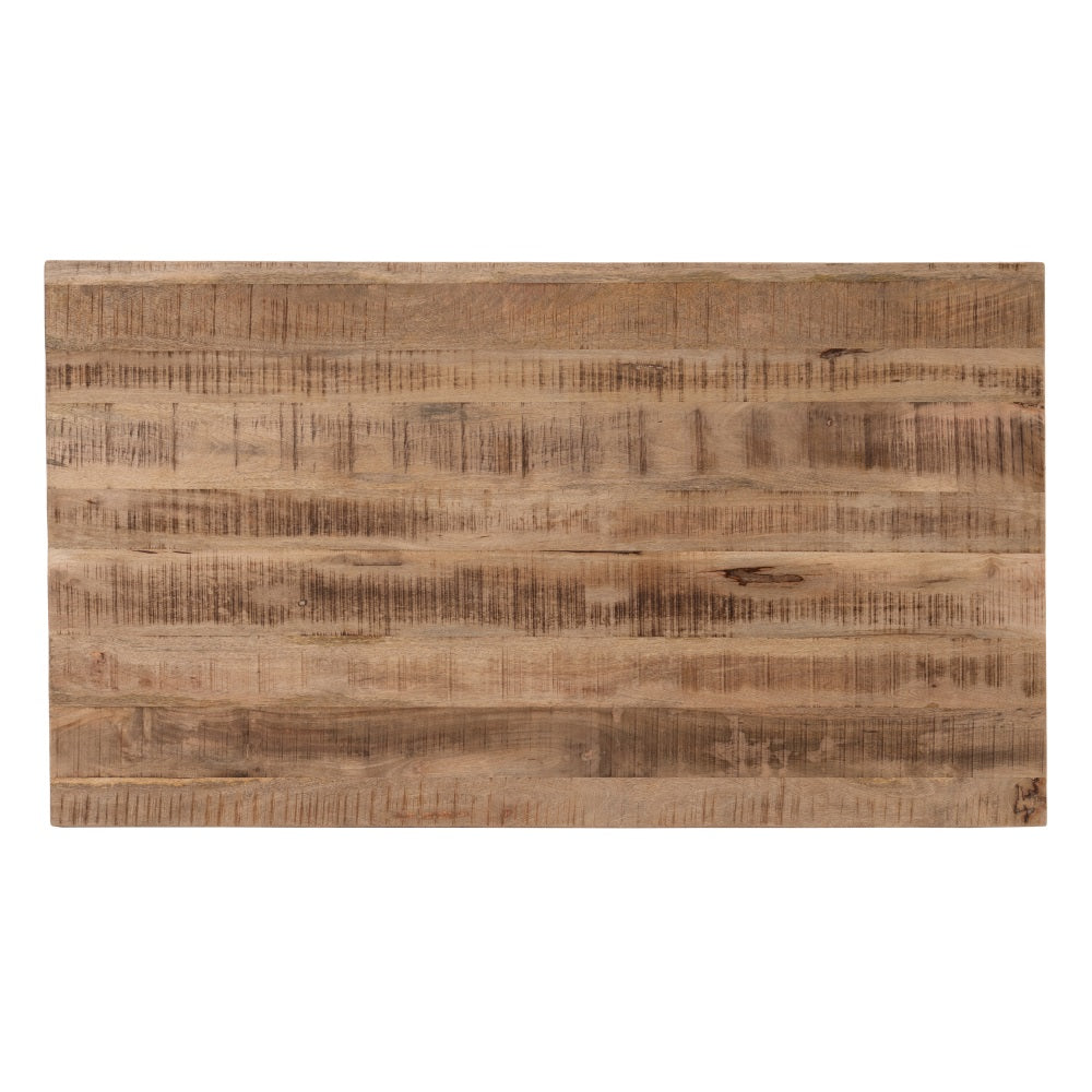 MESA COMEDOR NATURAL-NEGRO
