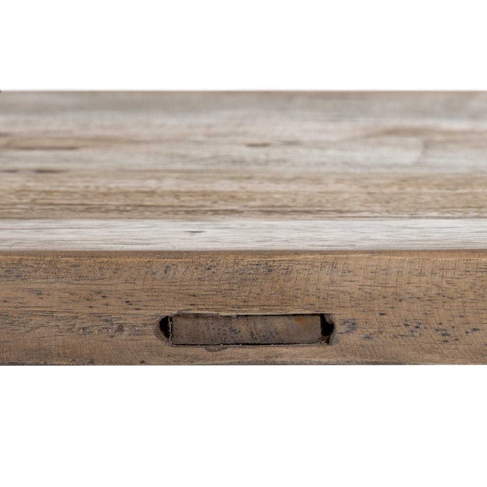 MESA COMEDOR NATURAL-NEGRO
