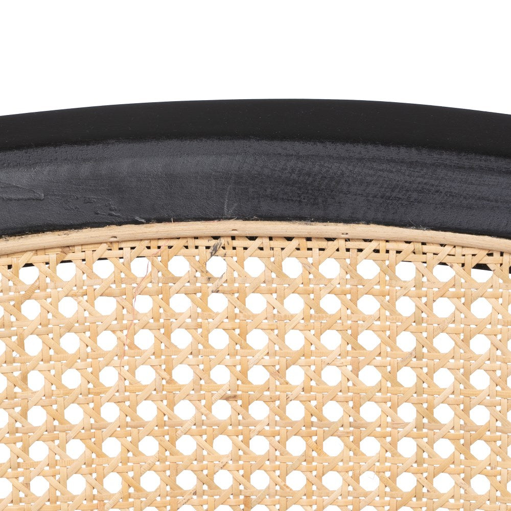 SILLÓN NATURAL-NEGRO RATÁN/MADERA