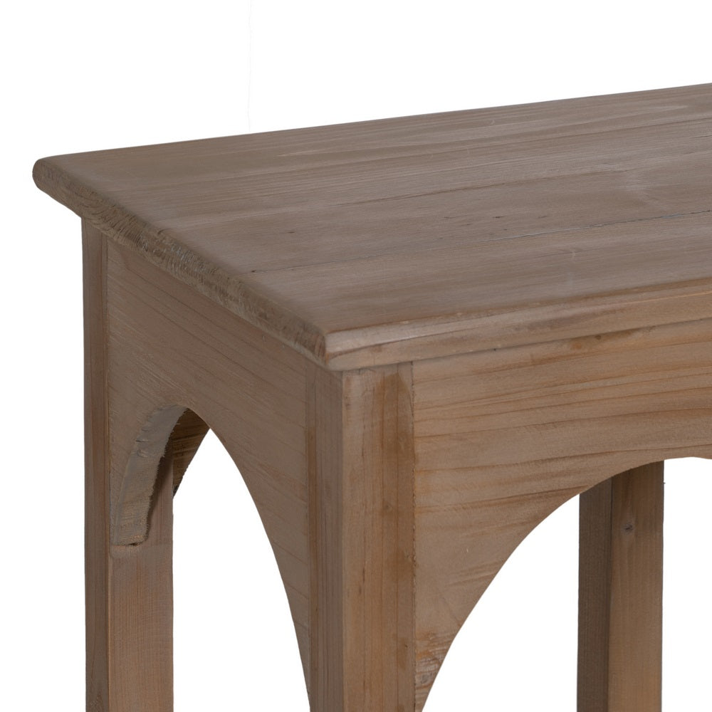 CONSOLA NATURAL MADERA DE PINO