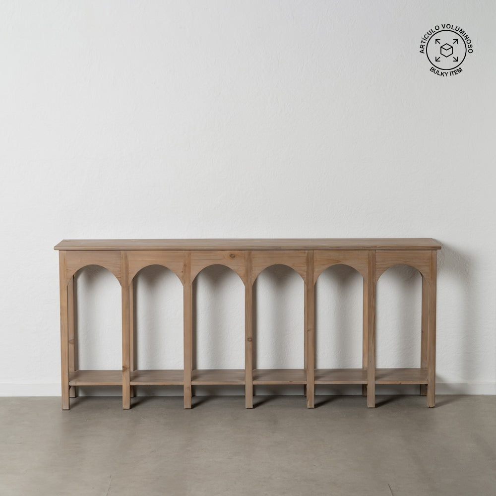 CONSOLA NATURAL MADERA DE PINO