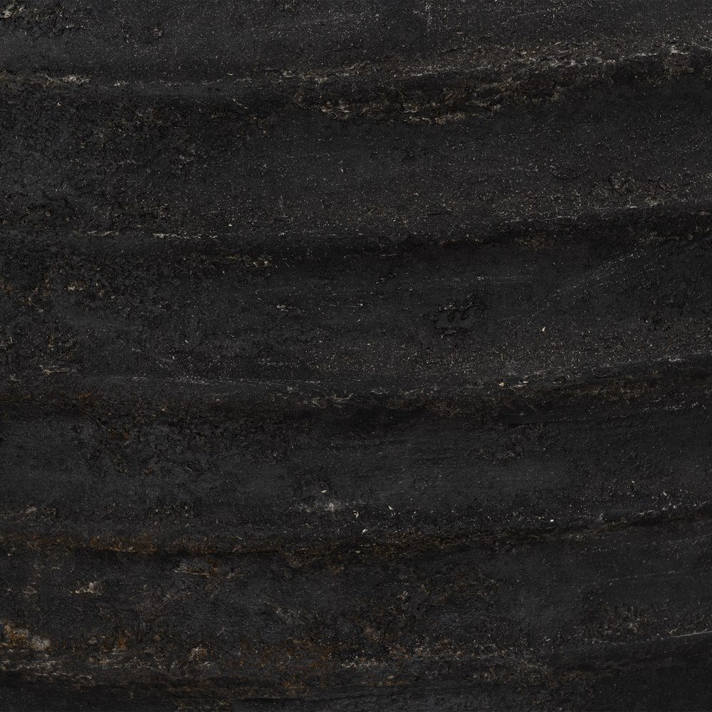 Ánfora decorativa gris de fibra de cemento