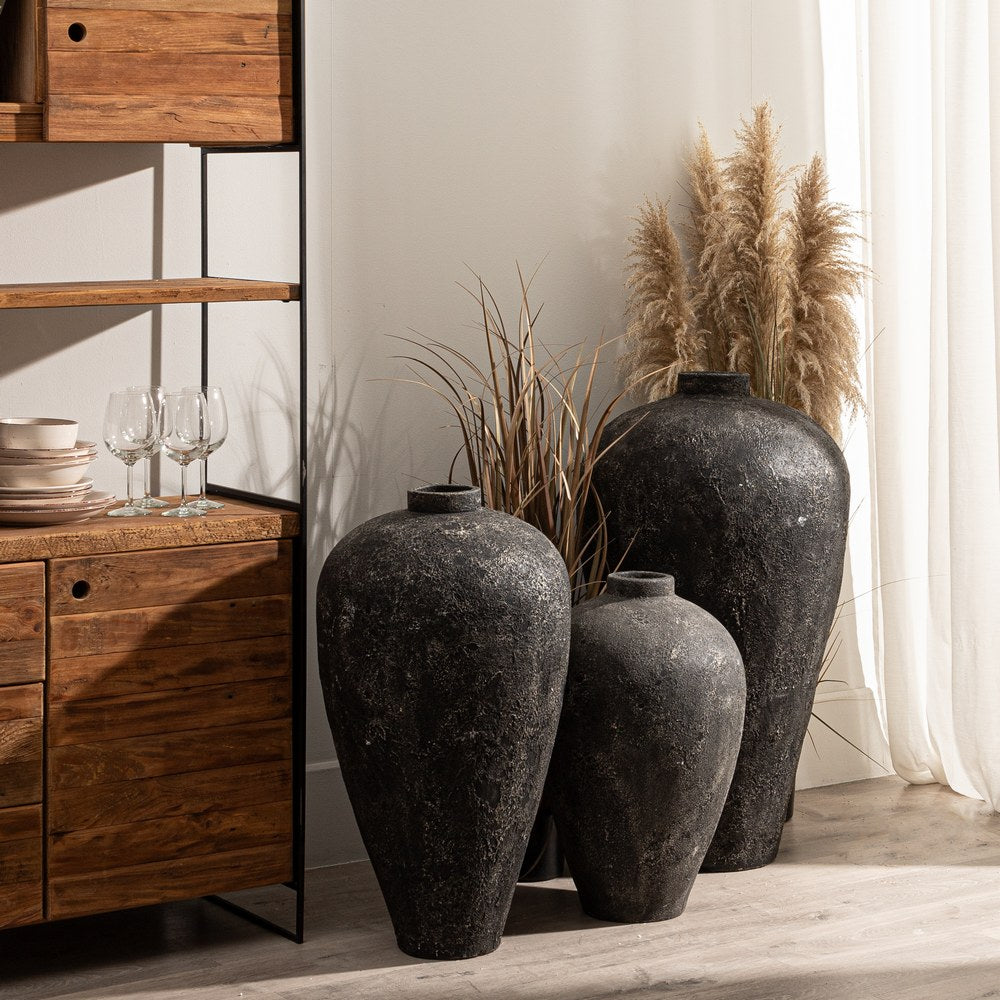 Jarrón Gris de Terracota