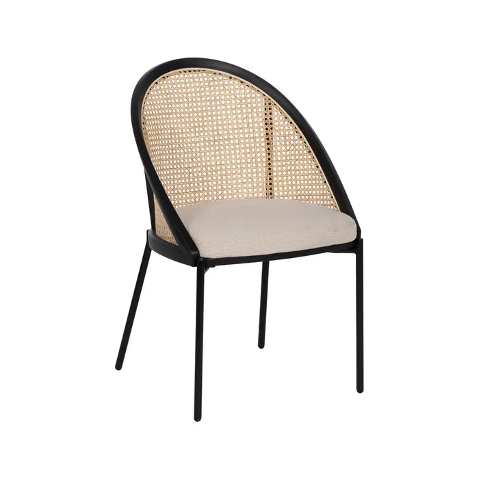 SILLA ACERO / cannage / tejido