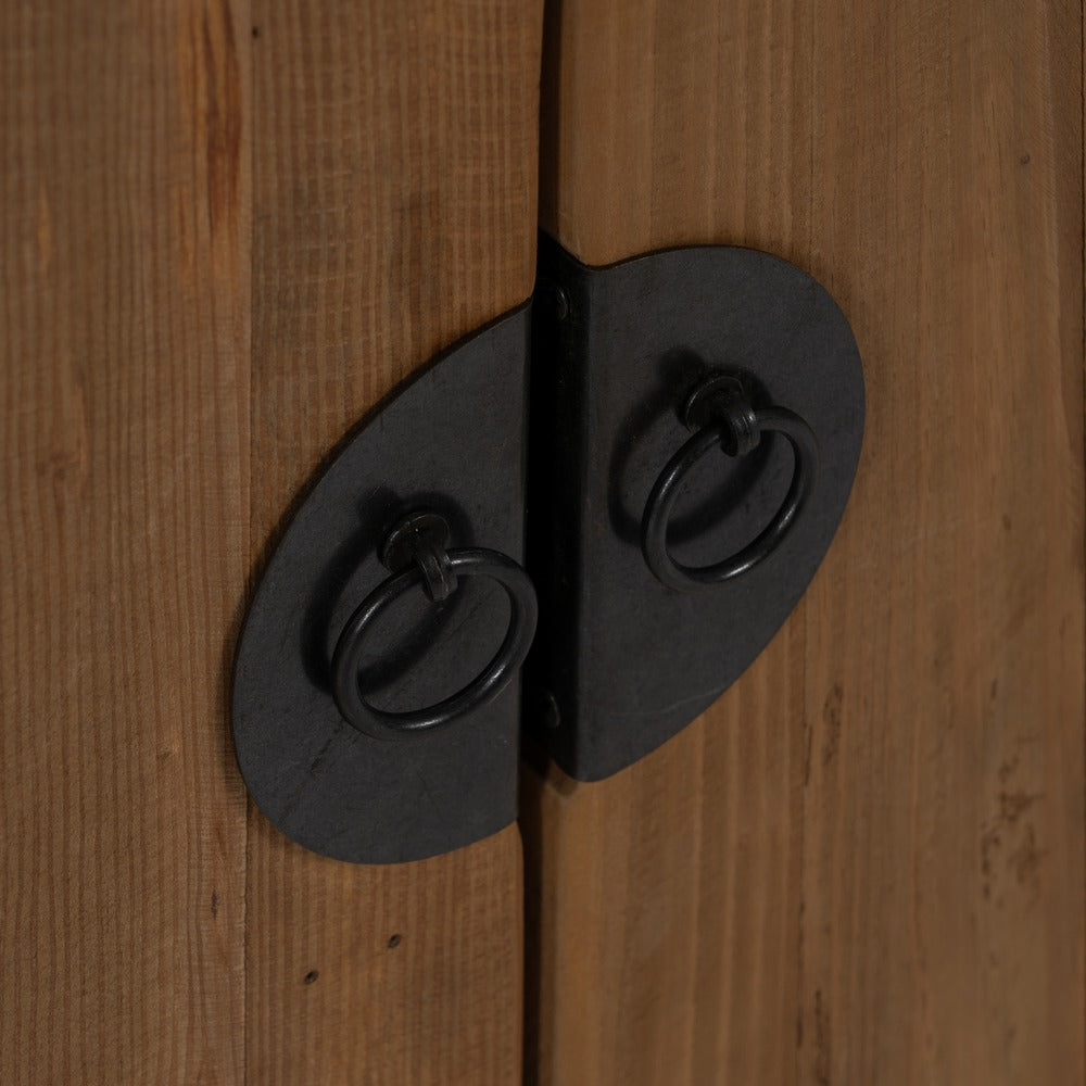 Aparador de madera de pino reciclada natural