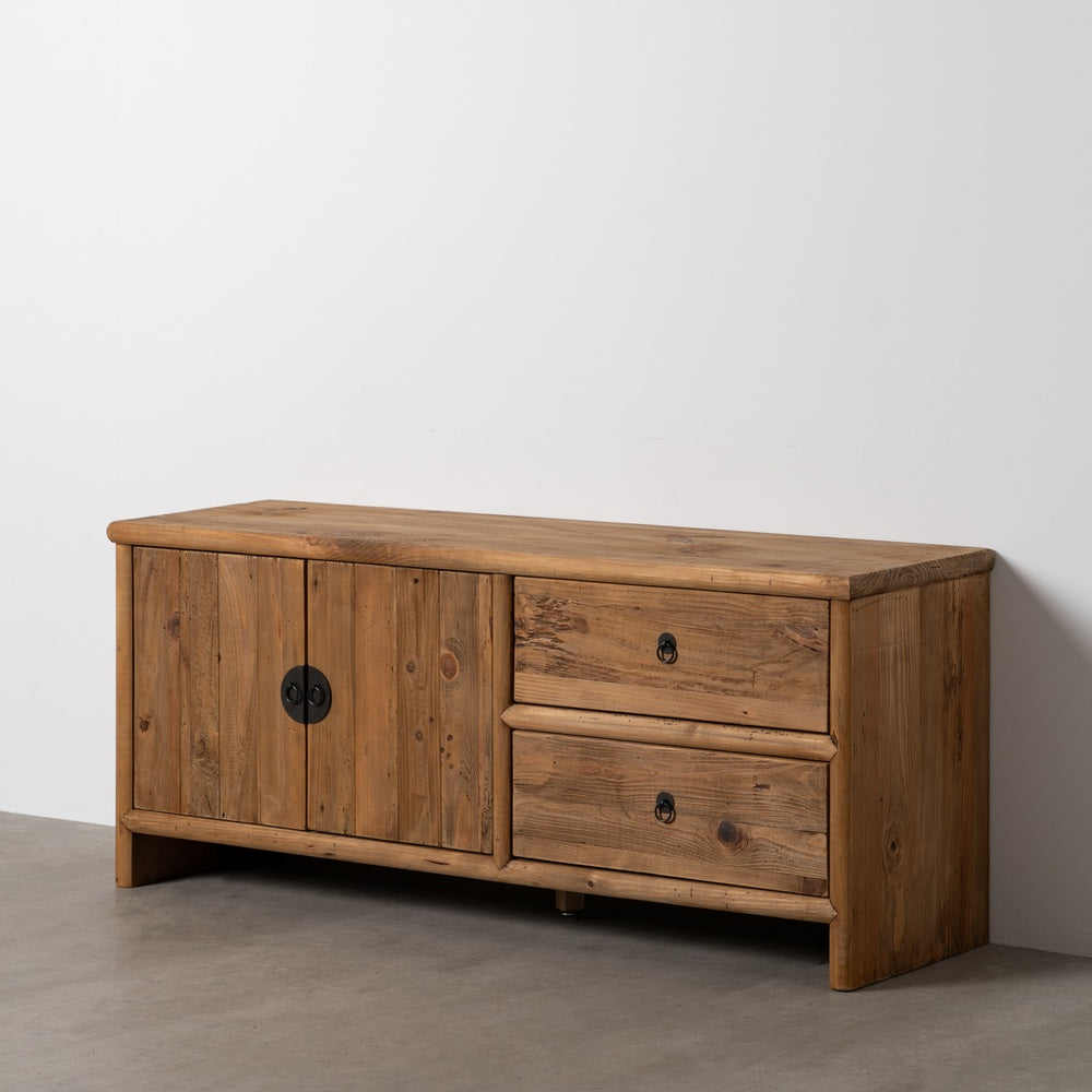 Aparador de madera de pino reciclada natural