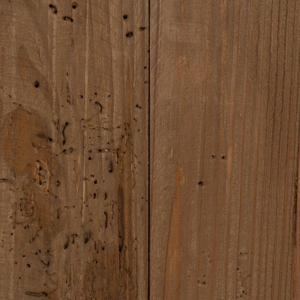 Armario de madera de pino reciclada natural