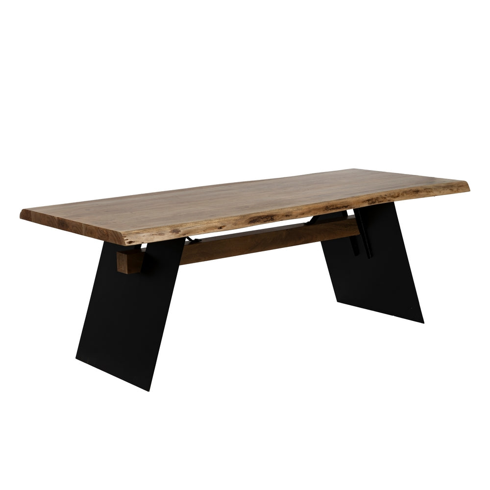 MESA COMEDOR MADERA DE ACACIA / HIERR0 220CM