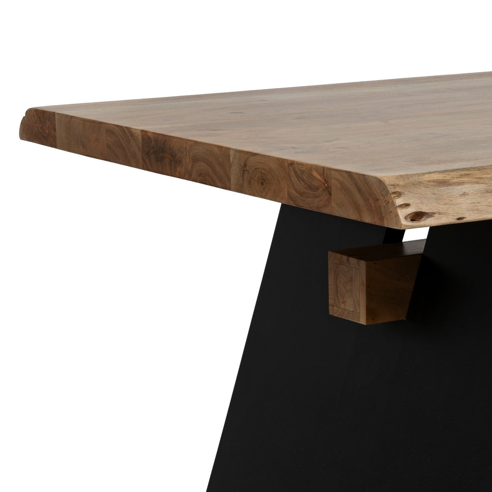 MESA COMEDOR MADERA DE ACACIA / HIERR0 220CM