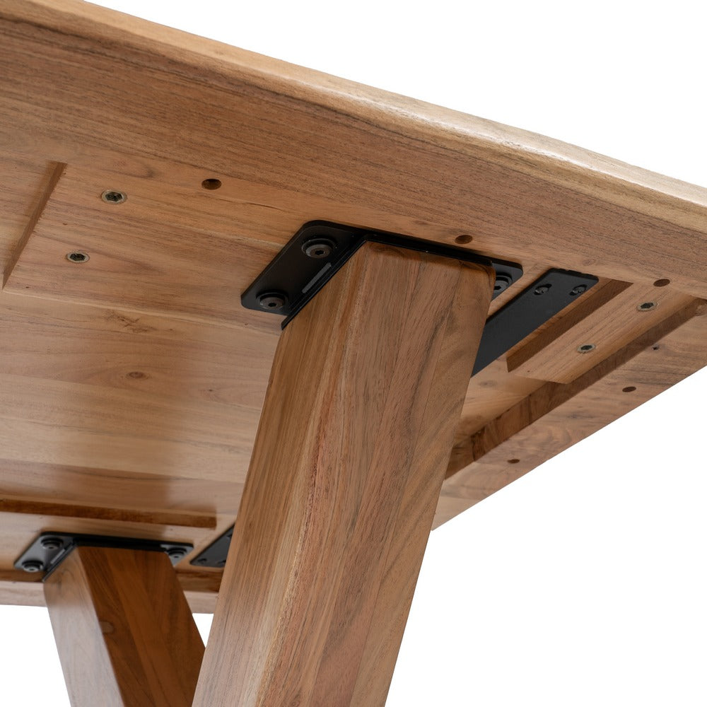 MESA COMEDOR NATURAL MADERA DE ACACIA