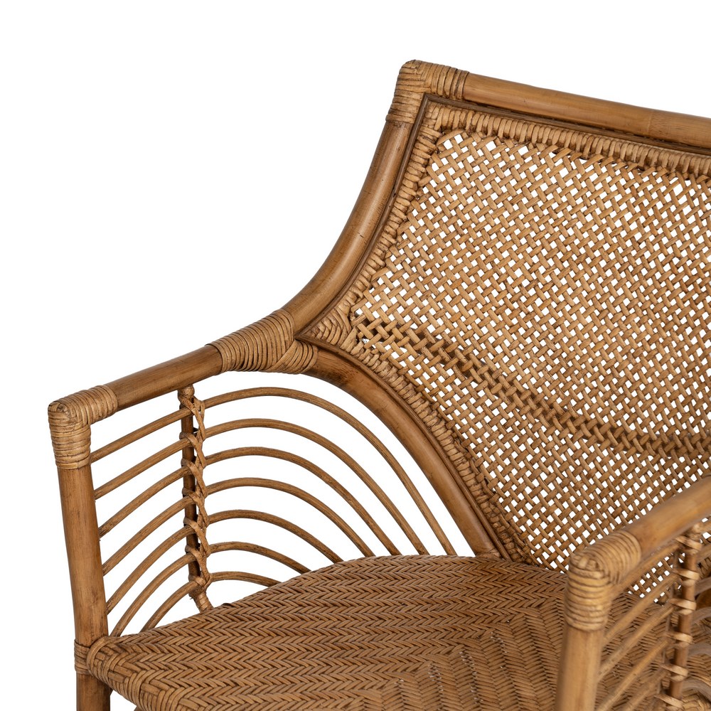 SILLÓN MARRÓN RATÁN