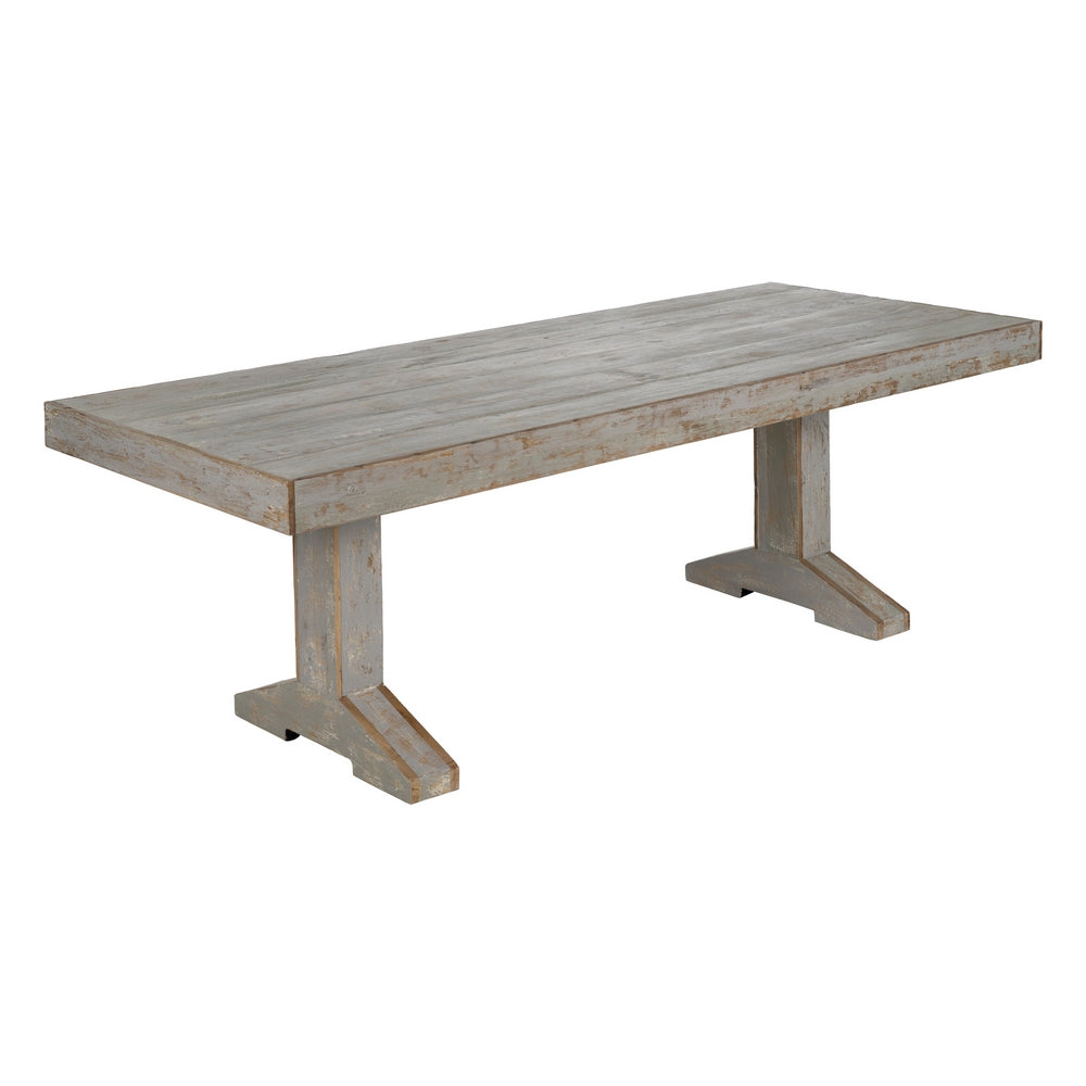 Mesa de comedor de madera reciclada